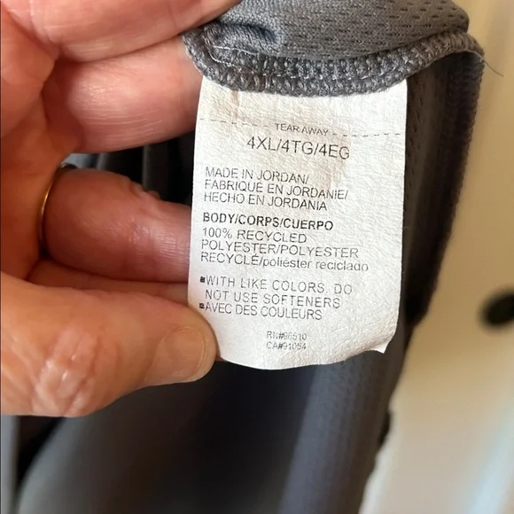 Under Armour Dark Gray Polo Shirt 4XL - Picture 6 of 9